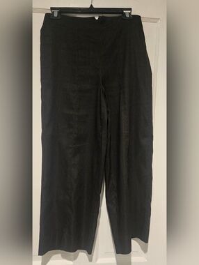 Vince Black Cropped Straight-Leg Women's Pants